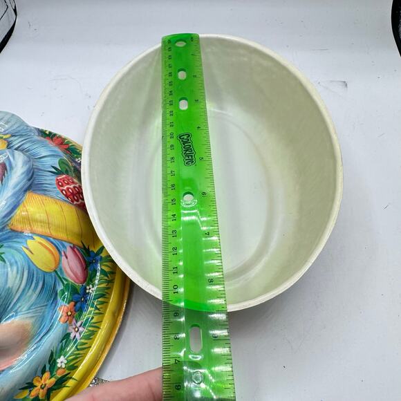 Vintage Plastic Easter Candy Containers set of 2 Bunny - Picture 8 of 15